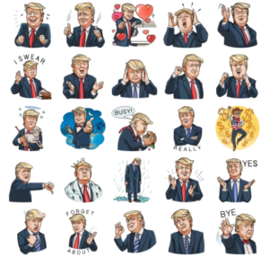 donald trump sticker collection