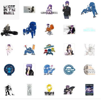 ghost in the shell sticker