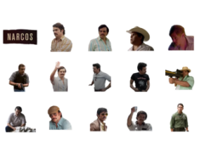 narcos stickers