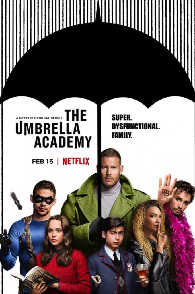 Watch full 2 seasons of The Umbrella Academy for free on Telegram